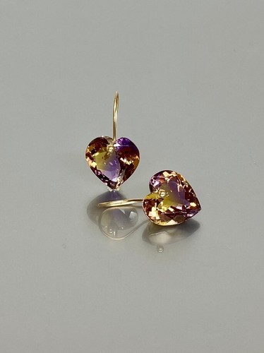 Amétrine coeur boucles - amétrine,