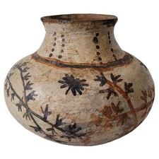 Vase Boule Ancien Terre cuite Precolombien Pérou Chancay Andin