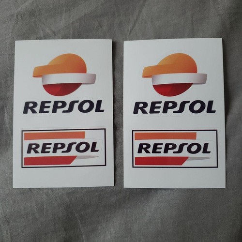Repsol logo sticker set - repsol,