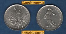 5 Francs Semeuse 1976 SUP SPL Piece provenant d un rouleau