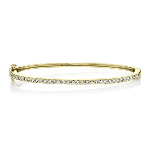 14k jaune diamant rond - diamant,