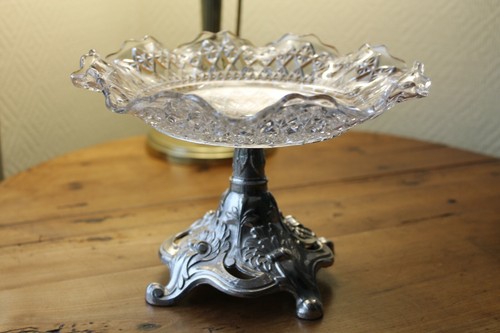 Coupe sur pied cristal et - sur,