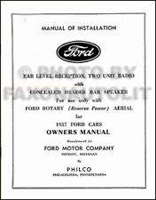 1937 Ford Radio Propriétaires