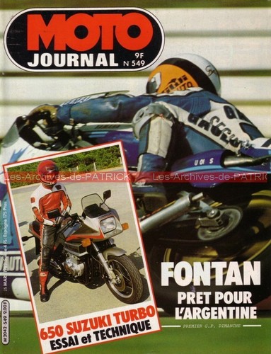 Moto journal 549 suzuki - moto,