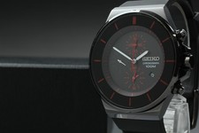 Montre pour homme Seiko Chronograph 7T92-0NG0 noire ronde à quartz 2012 N com...