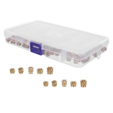 300 Pcs Écrou Moleté En Cuivre Ligne Filetées Insert Laiton Noix