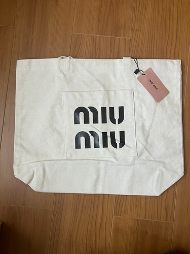 Sac fourre tout blanc miu - miu,