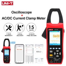 UNI-T Pince ampèremétrique numérique Oscilloscope AC DC Multimètre NCV Bluetooth