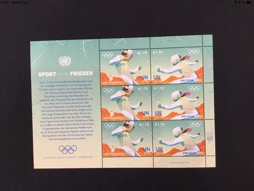 Nations unies vienne - unies, timbres