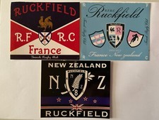 LOT 3 STICKERS RUCKFIELD FRANCE NEW ZEALAND
