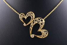 COLLIER ARGENT 925% PLAQUÉ OR