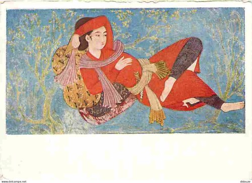 Postcard art painting - art,