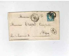 LETTRE CERES 25C BOITE MOBILE CAD BUREAU DE PASSE ANNULE LE TIMBRE SOMBERNON