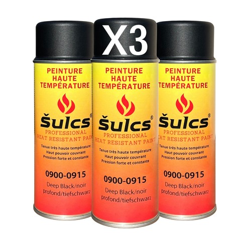 Peinture haute température - 3x,