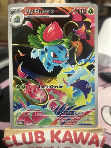 Carte pokémon herbizarre - carte,