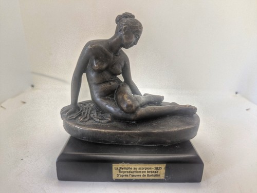 Statue bronze nymphe - nymphe, au