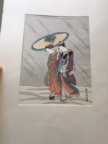 Suzuki harunobu estampe - suzuki,
