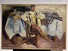 SUPERBE OEUVRE MG PONCELET (1897-1978)- HOMME ASSIS