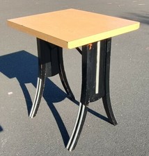 Table De Bistrot Vintage/pieds "Eiffel" +Alu/table bar ancien/2 places