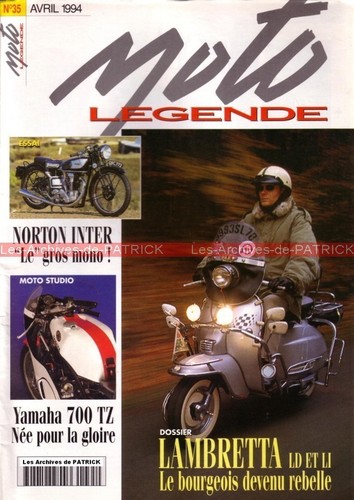 Moto legende norton - moto, 350