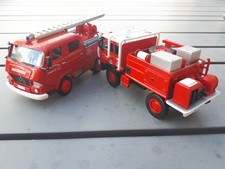 Véhicules Pompiers X2  Collection Del Prado 1/64 : bon état
