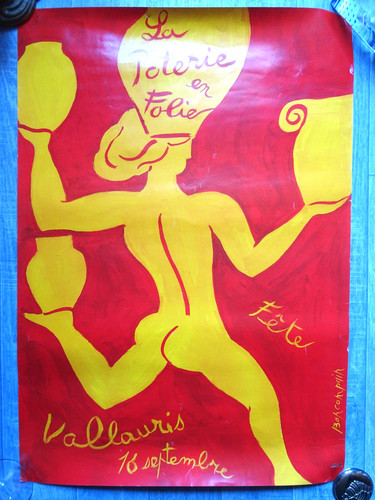 Rare affiche poterie en - "la,