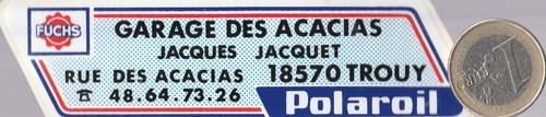 Autocollant garage des - autocollant.,