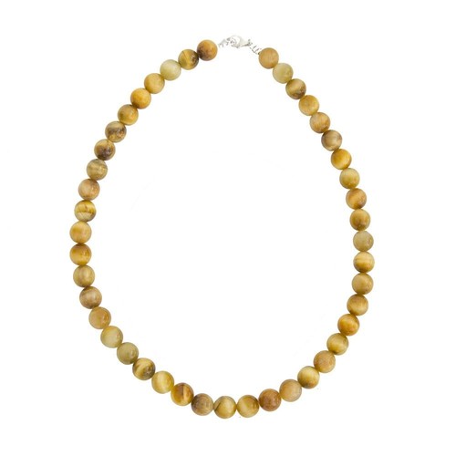 Collier oeil tigre doré - oeil,