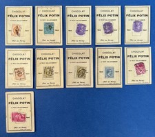 Chocolat Felix Potin 1900 Le petit collectionneur timbres Affrique, Asie