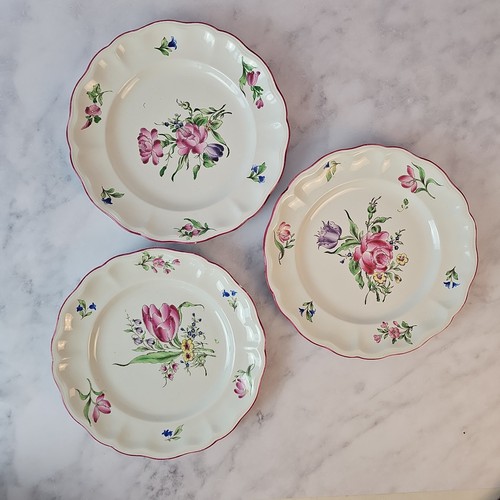 Assiettes faïence ancienne - assiettes,