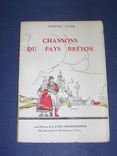Bretagne Thédore Botrel Chansons du pays breton musique notée 1943