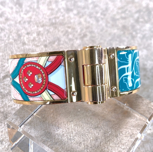 Hermes enamel wide charniere - hermes,