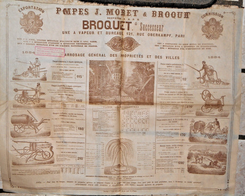 Affiche ancien pub catalogue - affiche,