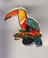 RARE PINS PIN'S .. ALIMENT FOOD CAFE COFFEE OISEAU BIRD TOUCAN TUCAN COFFEA ~CF
