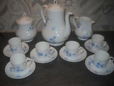 THARAUD SERVICE À CAFÉ 6 PERSONNES MODÈLE VALANCEY SYMPHONIE