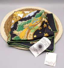 Foulard en Soie Vintage Christian Fischbacher Scarf Silk 86/86cm - 1970/80's