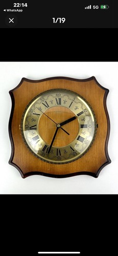 Horloge murale bois - en,