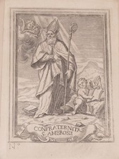 Ecole ITALIENNE XVII GRAVURE