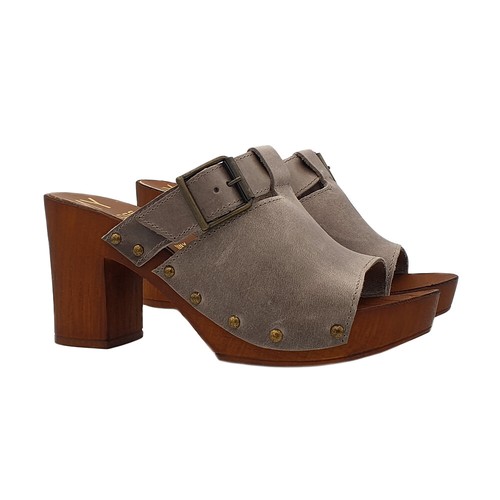 Mule suédois femme avec - mule, de