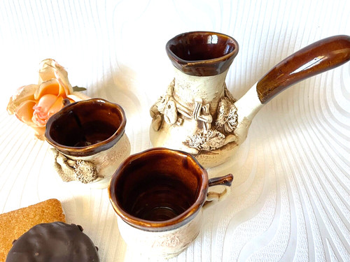 Service à café poterie - à,