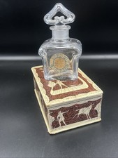 Flacon  à parfum en cristal Baccarat pour Guërlaīn Mitsouko et son étui