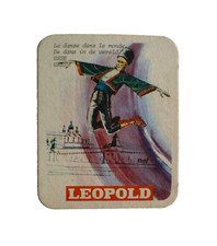 Sous bock  bière Leopold Danse dans le monde URSS