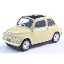 First 43 échelle 1/43 Fiat 500D 1962 jaune clair voiture moulé sous pression ...
