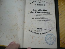 livre ancien : le déclin de
