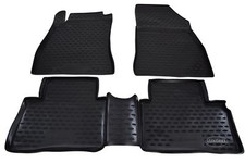 Tapis De Sol Caoutchouc À Bords Hauts Pour Nissan Juke 2010-2018 Noir