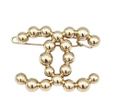 CHANEL Pince à cheveux Golden