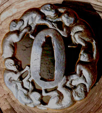 tsuba signé japon antique edo