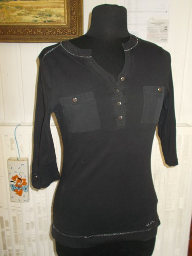 Polo coton noir stretch - , mise