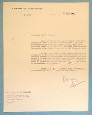 ● Georges GORSE 1962 Ministre Coopération Ingénieurs Outre Mer - Dugue né Cahors