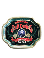Plateau Publicitaire En Fer Jack Daniel's Whiskey Old No.7 Années 1970 41x34